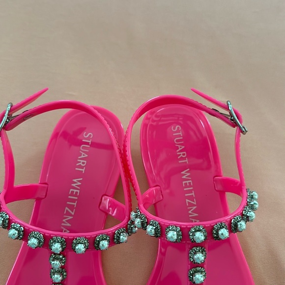 New Stuart Weitzman Sandals. Size 8. Pink. - Picture 3 of 7